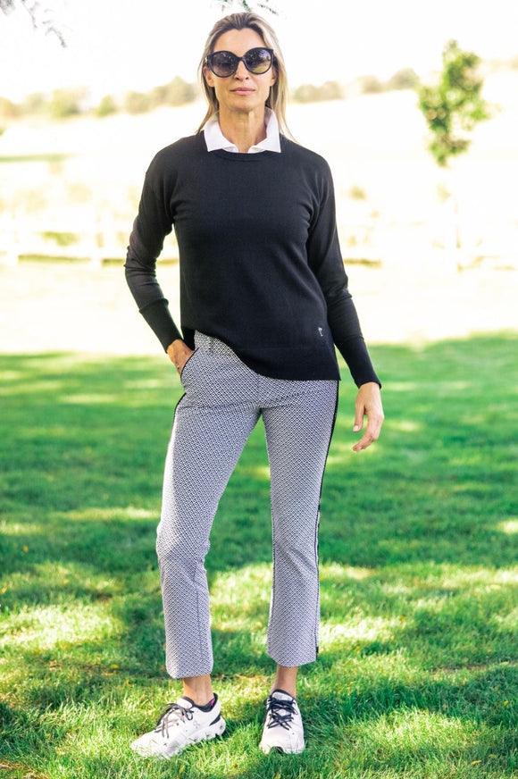 New Golftini Diamonds in the Rough Stretch Ankle Pant MSP$164