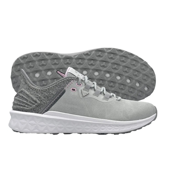 New Callaway Women's La Jolla Waterproof Spikeless Golf Shoes - Grey/Pink Size 7