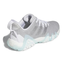 New Adidas CODECHAOS 22 Spikeless Golf Shoes - Gray/Silver/Blue-2
