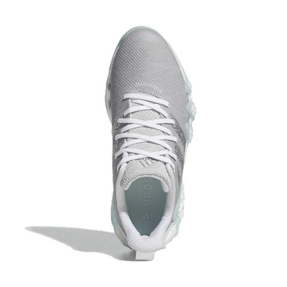 New Adidas CODECHAOS 22 Spikeless Golf Shoes - Gray/Silver/Blue