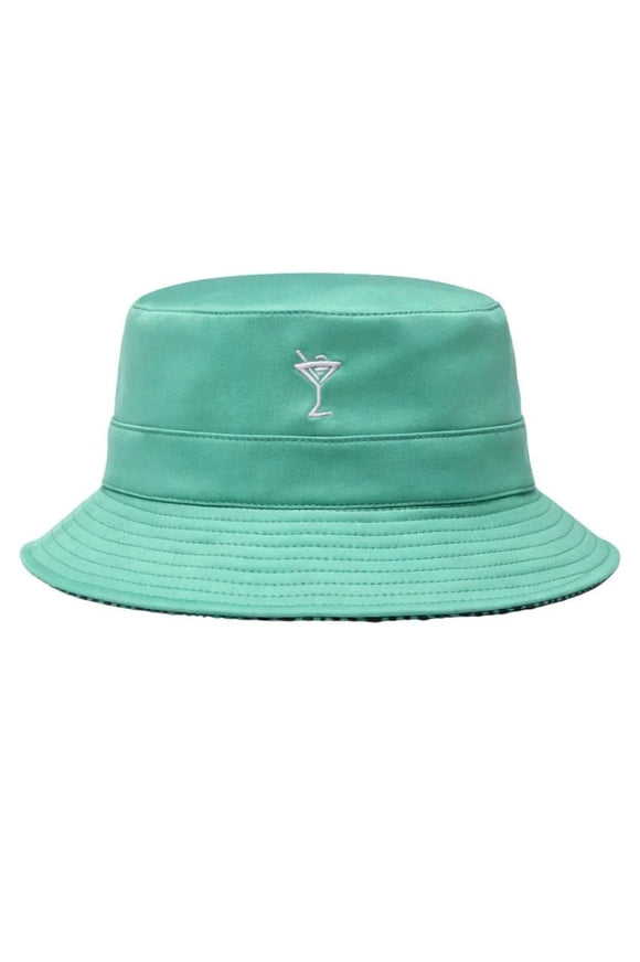 New Golftini Women's Reversible Blend In/Green Buclet Hat MSP$60
