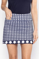 New Golftini It Girl Skort - Navy/White- Short Size S MSP$128-1