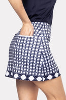 New Golftini It Girl Skort - Navy/White- Short Size S MSP$128-2