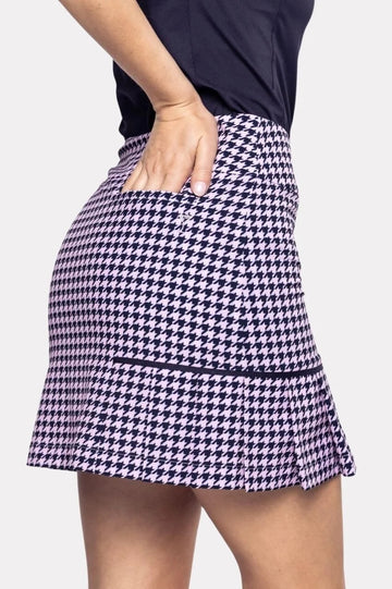 New Golftini Women's Classic & Cool Skort - Pink/Navy Size 4 MSP$138