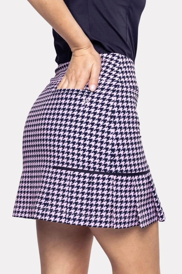 New Golftini Women's Classic & Cool Skort - Pink/Navy Size 4 MSP$138