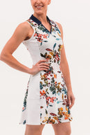 New Foray Golf White Floral Sleeveless Core Dress - Tall MSP$160-1