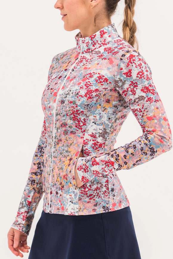 New Foray Golf Women's Full-Zip Jacket - Club House Floral MSP$140
