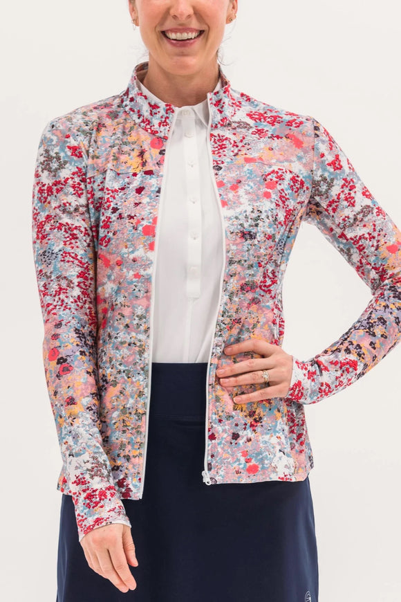 New Foray Golf Women's Full-Zip Jacket - Club House Floral MSP$140