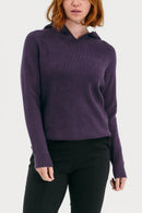New Foray Golf Women's Plum Knit Sweater Hoodie MSP$160-1