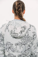 New Foray Golf Women's Windbreaker Shell Jacket - White Floral MSP$180-2