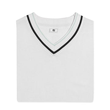 New Footjoy Women's White Sweater Tank - Size M MSP$95 - 0
