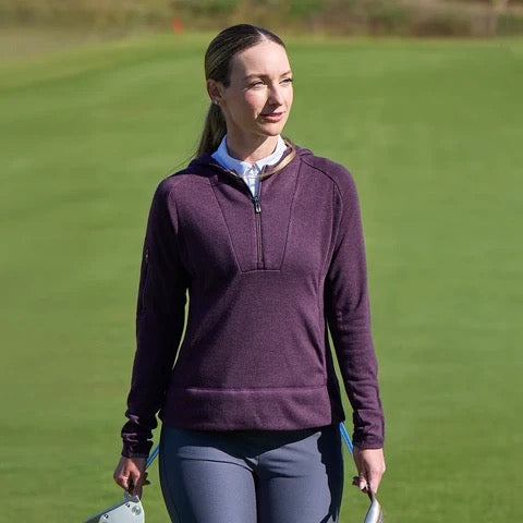 New Dunning Women's Penrose 2.0 Hoodie - Plum MSP$148