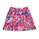 Sigrid Olsen BLue & Red Floral Golf Skort Size XS-1