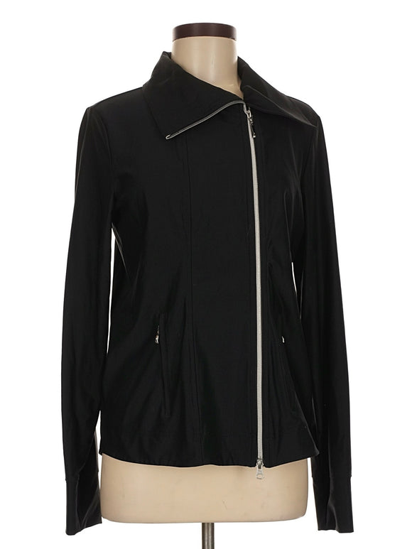 Jofit Women's Black Asymmetrical Full-Zip Golf Jacket Size M MSp$138