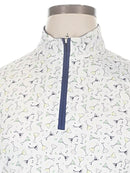 New San Soleil Women's Partini Print Long Sleeve Sun Shirt Size XL MSP$110-2