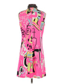 Jamie Sadock Pink Print Sleeveless Golf Dress Size S MSP$120-2