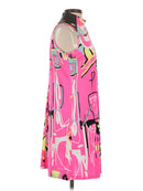 Jamie Sadock Pink Print Sleeveless Golf Dress Size S MSP$120-3