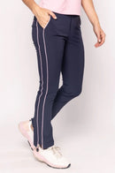 New Golftini Women's Navy/Pink Stretch Ankle Pants Size XL MSP$158-1