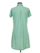 New William Murray Green Cocktails Print Polo Dress Size M MSP$98-2
