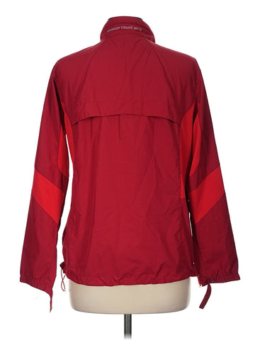 Abacus Women's Dark Red Full-Zip Windbreaker Jacket Size M MSP$120 - 0