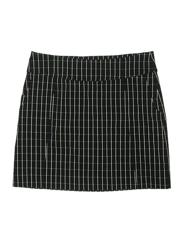 Jofit Women's Black Windowpane Streth Golf Skort Size L