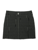Jofit Women's Black Windowpane Streth Golf Skort Size L-2