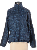 Athleta Navy Floral Full-Zip Rain Jacket Size S MSP$120-1