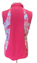 Daily Sports Pink Sleeveless Golf Top w/ Marble Print Inserts Size M MSP$98-3