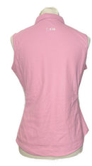 Nivo Sport Women's Pink Sleeveless Golf Top w/White & Gray Accents Size M-2