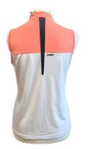 Jamie Sadock Coral, White & Black Sleeveless Golf Top Size M-2