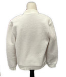 Zyia Women's Flying V Fleece Jacket - Ivory Size L-4