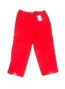 Jamie Sadock Women's Red Golf Capri Size 12-1