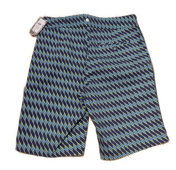 New EP NY 20" Tricolor Dash Diag Short in Inky Multi