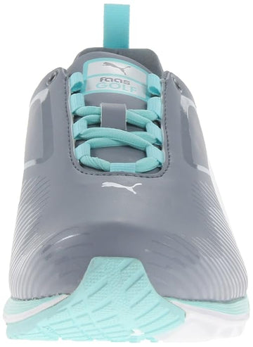 New Puma Faas Lite Tradewinds Womens Golf Shoes White/Aqua Size 8.5 - 0