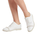 New G/ForeWomen's Gallivanter Stud Cap Toe Golf Shoes - White Size 9.5-1