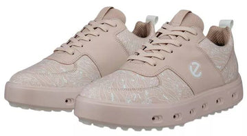 New Ecco Women's Golf Street 720 Shoe - Rose Dust Pink Size 8-8.5 MSP$180 - 0