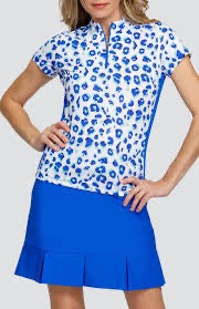 New Tail Activewear Heather Short Sleeve Golf Top - Felicity Size S MSP$88