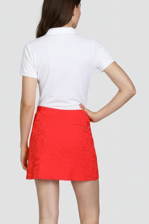 New Tail Activewear Teaberry Jacquard Elevation Golf Skort Size M MSP$97