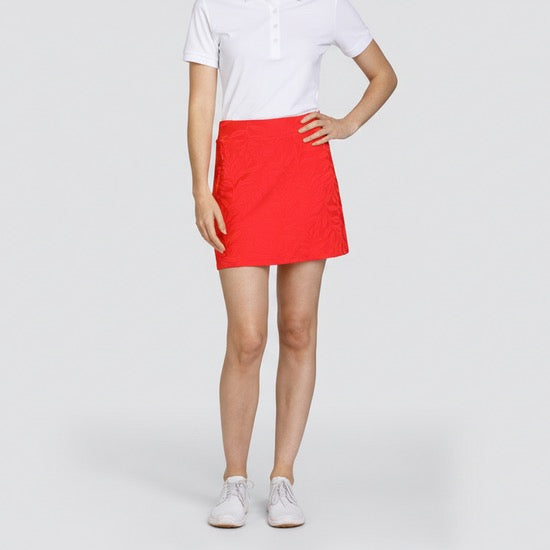 New Tail Activewear Teaberry Jacquard Elevation Golf Skort Size M MSP$97