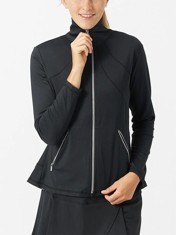 Tail Activewear Black Rachel Full-Zip Jacket MSP$100