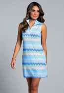 New Ibkul Susan Sleeveless Zip Mock Dress MSP $128-3