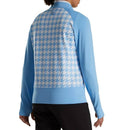 Footjoy Full Zip Light Blue Houndstooth Jacket Size M MSP $94-2