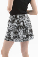 Foray Golf Black & White LES Graffiti Skort Size M MSP$160-2
