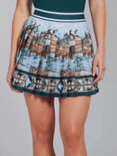 Greyson Mirage Leo Skirt Skort Mineral Mist Size M MSP$160-1