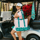 New Birdie Girl Women's Azalea Golf Cart Tote Bag-4