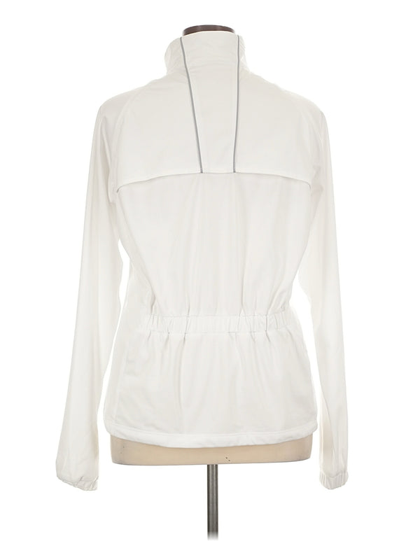 Kate Lord Women's White Full-Zip Golf Jacket Size XL