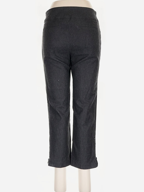 Swing Control Women's Charcoal Gray Crop Golf Pants Size 6