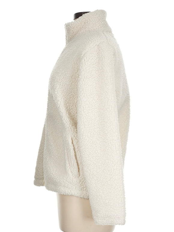 Straight Down Women's Cream Sherpa Fleece Size M MSP$125