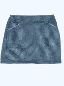 Kate Lord Navy & White Check Golf Skort Size M-1