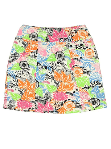 Ibkul Women's Bamboo Garden Multicolored Golf/Tennis Skort Size XS MSP$98 - 0